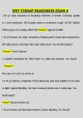 EMT FISDAP Readiness Exam 4 Questions & Answers 2025&sol;2026 &vert; EMS Study Guide