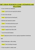 EMT FISDAP Readiness Exam 4 Scenarios & Solutions 2025&sol;2026 &vert; EMS Case Studies Study Guide &vert; Emergency Response Practice Review &vert; Verified A&plus;