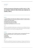 NCLEX RN prioritization delegation assignment EXAM A&plus; GRADE ASSURED COMPLETE SOLUTIONS AND VERIFIED ANSWERS LATEST UPDATE&excl;&excl;&excl;&excl;