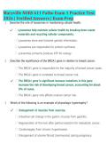 Maryville NURS 611 Patho Exam 1 Practice Test &NewLine;2026 &vert; Verified Answers &vert; Exam Prep