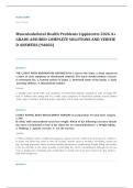 Lippincott QA NCLEX RN review EXAM A&plus; GRADE ASSURED COMPLETE SOLUTIONS AND VERIFIED ANSWERS LATEST UPDATE&excl;&excl;&excl;&excl;