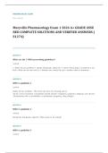 NURS 613 advanced pharmacology EXAM A&plus; GRADE ASSURED COMPLETE SOLUTIONS AND VERIFIED ANSWERS LATEST UPDATE&excl;&excl;&excl;&excl;