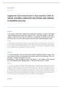 Lippincott QA NCLEX RN review EXAM A&plus; GRADE ASSURED COMPLETE SOLUTIONS AND VERIFIED ANSWERS LATEST UPDATE&excl;&excl;&excl;&excl;