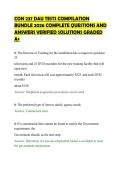 CON 237 DAU TESTS COMPILATION&NewLine;BUNDLE 2026 COMPLETE QUESTIONS AND&NewLine;ANSWERS VERIFIED SOLUTIONS GRADED&NewLine;A&plus;