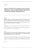 Lippincott QA NCLEX RN review EXAM A&plus; GRADE ASSURED COMPLETE SOLUTIONS AND VERIFIED ANSWERS LATEST UPDATE&excl;&excl;&excl;&excl;