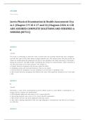 Jarvis physical EXAM A&plus; GRADE ASSURED COMPLETE SOLUTIONS AND VERIFIED ANSWERS LATEST UPDATE&excl;&excl;&excl;&excl;