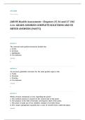 Jarvis physical EXAM A&plus; GRADE ASSURED COMPLETE SOLUTIONS AND VERIFIED ANSWERS LATEST UPDATE&excl;&excl;&excl;&excl;