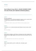 Evolve HESI EXAM A&plus; GRADE ASSURED COMPLETE SOLUTIONS AND VERIFIED ANSWERS LATEST UPDATE&excl;&excl;&excl;&excl;