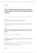 Evolve HESI EXAM A&plus; GRADE ASSURED COMPLETE SOLUTIONS AND VERIFIED ANSWERS LATEST UPDATE&excl;&excl;&excl;&excl;