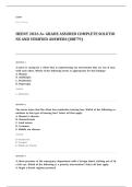 Shadow Health EXAM A&plus; GRADE ASSURED COMPLETE SOLUTIONS AND VERIFIED ANSWERS LATEST UPDATE&excl;&excl;&excl;&excl;