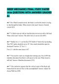 NEIEP&lowbar;MECHANICS&lowbar;FINAL&lowbar;STUDY&lowbar;PAPER&lowbar;2026&lowbar;QUESTIONS&lowbar;WITH&lowbar;ANSWERS&lowbar;GRADED