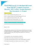 TExES PPR Exam EC-12 &lpar;160&rpar; Bank 2025 Actual Exam 2026&sol;2027 &vert; Complete Exam-Style Questions &vert; 100&percnt; Verified &ndash; Detailed Rationales &ndash; Pass Guaranteed &ndash; A&plus; Graded&NewLine;&NewLine;