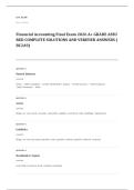 CPA EXAM A&plus; GRADE ASSURED COMPLETE SOLUTIONS AND VERIFIED ANSWERS LATEST UPDATE&excl;&excl;&excl;&excl;