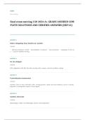 NursingOS EXAM A&plus; GRADE ASSURED COMPLETE SOLUTIONS AND VERIFIED ANSWERS LATEST UPDATE&excl;&excl;&excl;&excl;