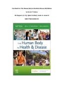 Test Bank For The Human Body in Health & Disease 8th Edition by Kevin T&period; Patton &vert;All Chapters &lpar;1-25&rpar; &vert; Q&As Verified &vert; Grade A&plus; Assured&vert; ISBN 9780323882392&NewLine;