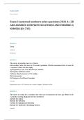 NCLEX PN maternal newborn EXAM A&plus; GRADE ASSURED COMPLETE SOLUTIONS AND VERIFIED ANSWERS LATEST UPDATE&excl;&excl;&excl;&excl;