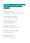 CPPS IHI COMPREHENSIVE STUDY GUIDE&NewLine;FULL QUESTIONS WITH ACCURATE&NewLine;SOLUTIONS&NewLine;