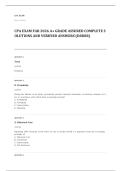 CPA EXAM A&plus; GRADE ASSURED COMPLETE SOLUTIONS AND VERIFIED ANSWERS LATEST UPDATE&excl;&excl;&excl;&excl;