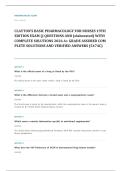 Prophecy pharmacology EXAM A&plus; GRADE ASSURED COMPLETE SOLUTIONS AND VERIFIED ANSWERS LATEST UPDATE&excl;&excl;&excl;&excl;