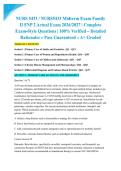 NURS 5433 &sol; NURS5433 Midterm Exam Family II FNP 2 Actual Exam 2026&sol;2027 &vert; Complete Exam-Style Questions &vert; 100&percnt; Verified &ndash; Detailed Rationales &ndash; Pass Guaranteed &ndash; A&plus; Graded&NewLine;&NewLine;