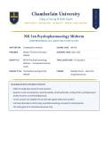 NR546&sol; NR 546 Midterm PRACTICE EXAM &lpar;Latest 2026&sol;2027 Update&rpar; &vert; Complete Exam Questions with Verified Answers and Detailed Rationales &vert; Advanced Psychopharmacology for PMHNP &vert; A&plus; Graded &vert; Chamberlain University