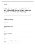 ATI RN adult medical surgical proctored EXAM A&plus; GRADE ASSURED COMPLETE SOLUTIONS AND VERIFIED ANSWERS LATEST UPDATE&excl;&excl;&excl;&excl;