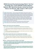 NR546&sol; NR 546 Week 6 Test Your Knowledge Quiz &lpar;Latest 2026&sol;2027 Update&rpar; &vert; Complete Exam Questions with Verified Answers and Detailed Rationales &vert; Addiction & MAT &ndash; Reward Circuits&comma; Opioid Use Disorder&comma; Alcohol Use Disorder&comma; Nicotine Replacement&comma; Stimulant