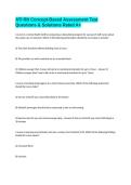 ATI RN Concept-Based Assessment Test Questions & Solutions Rated A&plus;