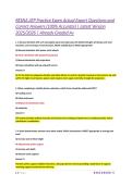 RESNA ATP Practice Exam Actual Expert Questions and Correct Answers &lpar;100&percnt; Accurate&rpar; &vert; Latest Version 2025&sol;2026 &vert; Already Graded A&plus;