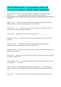 ISTM 209 Exam 3 Questions with All Correct Answers 2025-2026 Updated&period;