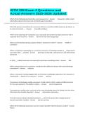 ISTM 209 Exam 4 Questions and Actual Answers 2025-2026 Updated&period;