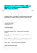 &NewLine;ISTM 209&colon; CHAPTERS 7-10 Final Exam and All Correct Answers Graded A&plus; 2025-2026 Updated&period;&NewLine;