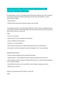 Biomechanical Movement Exam Questions with Correct Verified Solutions