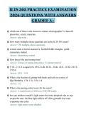 ILTS 305 PRACTICE EXAMINATION&NewLine;2026 QUESTIONS WITH ANSWERS&NewLine;GRADED A&plus;