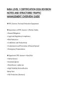 IMSA LEVEL 1 CERTIFICATION 2026 REVISION&NewLine;NOTES AND STRUCTURED TRAFFIC&NewLine;MANAGEMENT OVERVIEW GUIDE&NewLine;