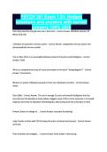 PSYCH 381 Exam 1 Dr&period; Hedges questions and answers with correct answers 100&percnt; 2026