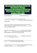 Behavioral Neurobiology PSYCH 381 BYU Dawson Hedges with correct answers 100&percnt; 2026