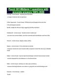 Psych 381-Midterm 1 questions with accurate answers 100&percnt; 2026