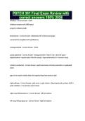 PSYCH 381 Final Exam Review with correct answers 100&percnt; 2026