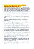 EPIC AMB 400 UPDATED COMPREHENSIVE EXAM QUESTIONS AND ANSWERS RATED