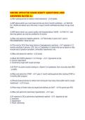 NRCME UPDATED EXAM SCRIPT QUESTIONS AND ANSWERS RATED