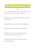 TNCC  WRITTEN  ACTUAL  EXAM &vert; COMPLETE QUESTIONS WITH 100&percnt; GRADED  EXPERT SOLUTIONS&vert; 2026 LATEST UPDATED &vert; GET A&plus;
