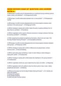 DEOMI REVISION EXAM SET QUESTIONS AND ANSWERS RATED