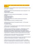 DEOMI STUDY EXAM GUIDE QUESTIONS AND ANSWERS RATED