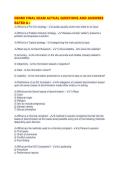 DEOMI FINAL EXAM ACTUAL QUESTIONS AND ANSWERS RATED 