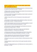 SPORTS MARKETING STUDY EXAM GUIDE QUESTIONS AND ANSWERS RATED