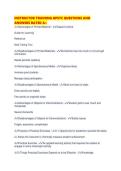 INSTRUCTOR TRAINING GPSTC QUESTIONS AND ANSWERS RATED 