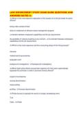 LAW ENFORCEMENT STUDY EXAM GUIDE QUESTIONS AND ANSWERS RATED