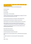 LAW ENFORCEMENT EXAM TEST PAPER QUESTIONS AND ANSWERS RATED