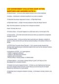 LAW ENFORCEMENT EVALUATION EXAM ACTUAL QUESTIONS AND ANSWERS RATED